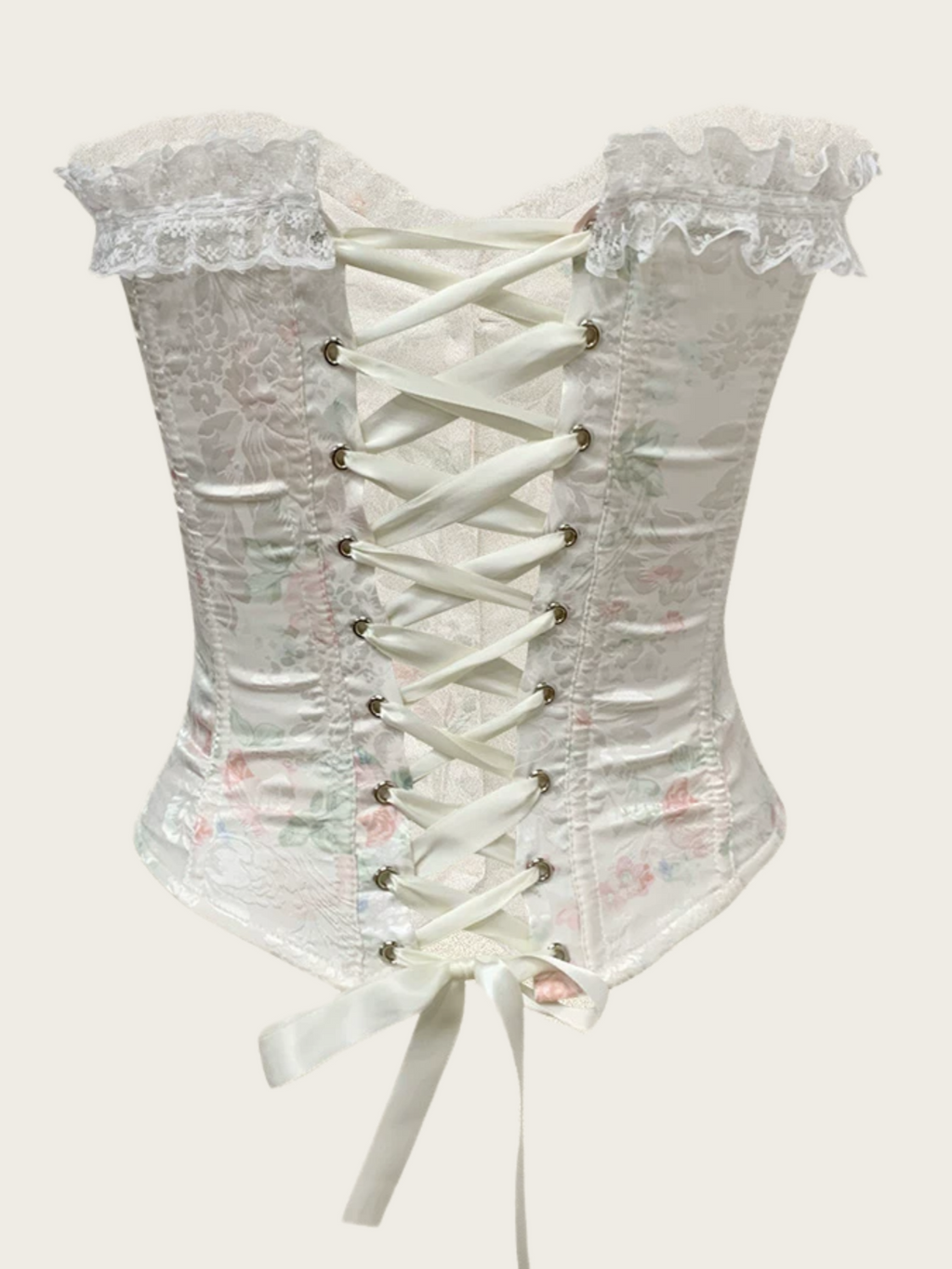 Satin Rose Corset Top