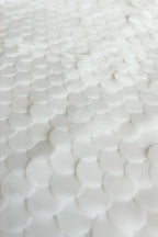 All White Sequin Midi Dress