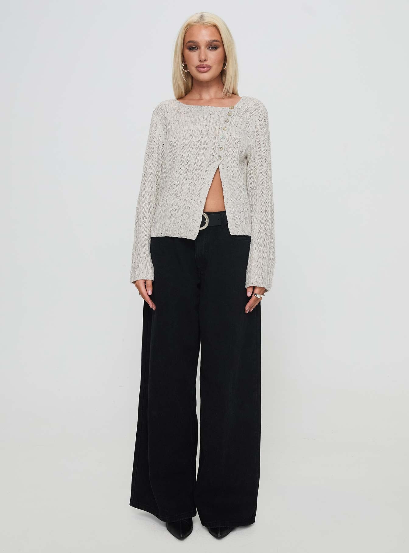 Lenker knit jumper grey