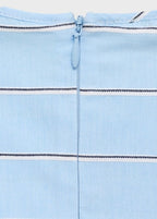 Striped cotton blouse