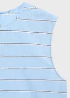 Striped cotton blouse