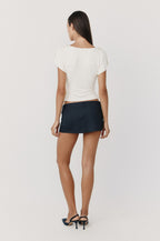 Seraphina Draped Peplum Top