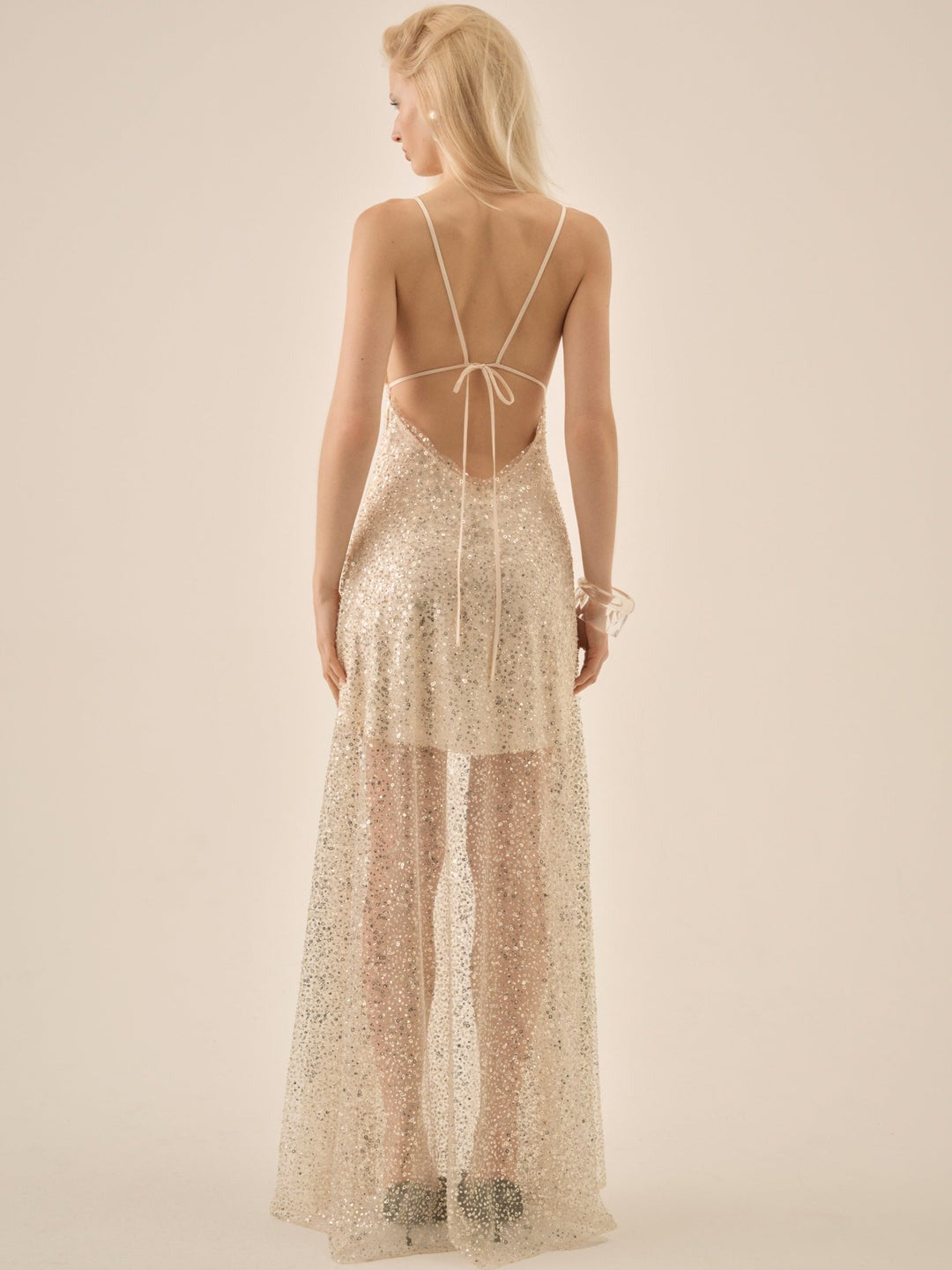 Clara Crystals Maxi Dress