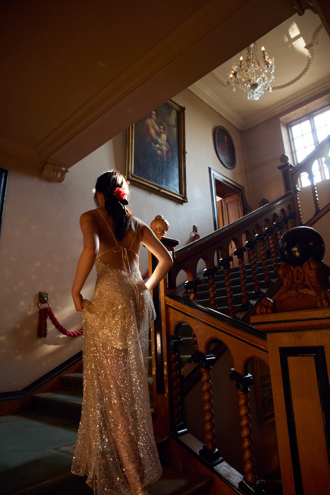 Clara Crystals Maxi Dress