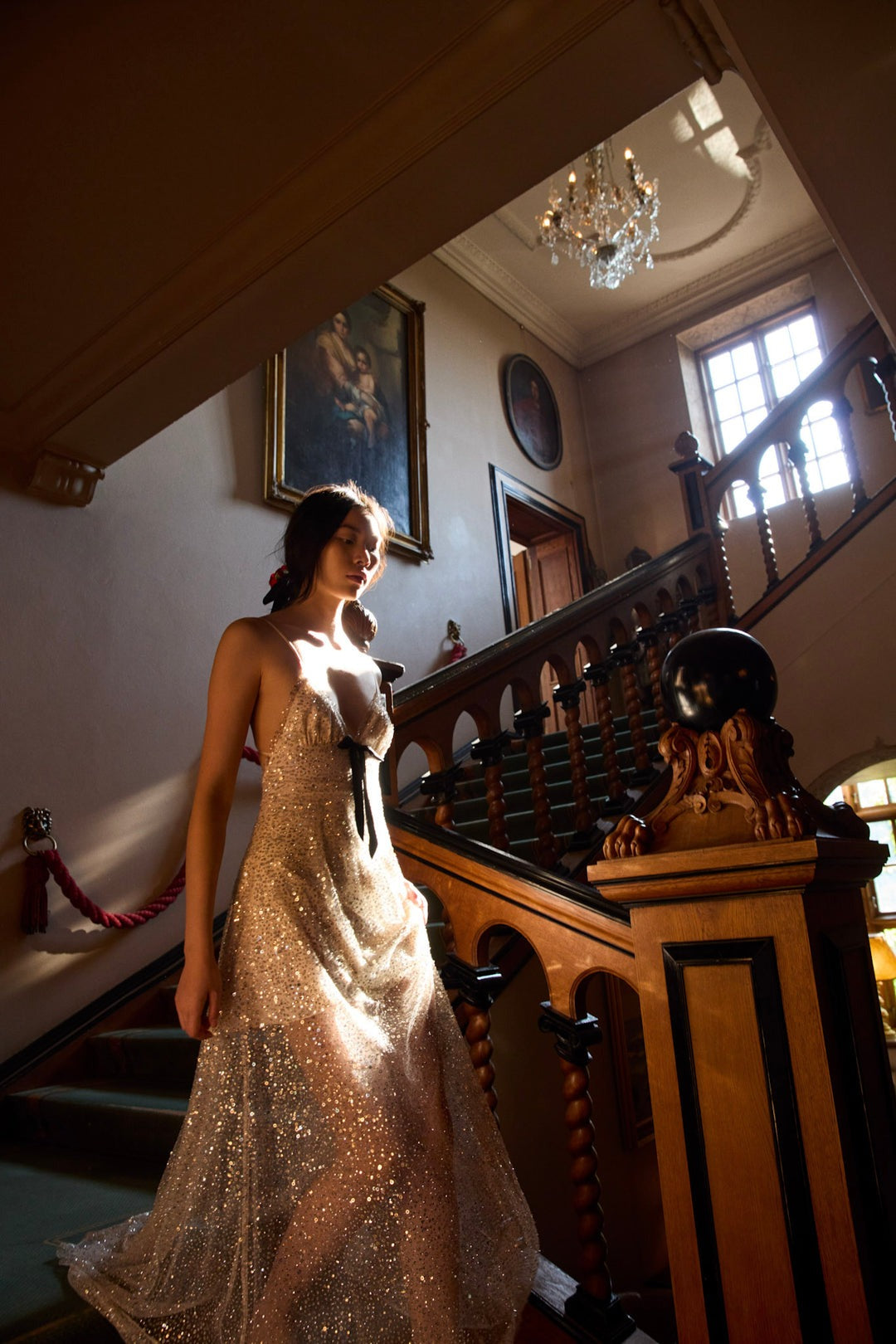 Clara Crystals Maxi Dress