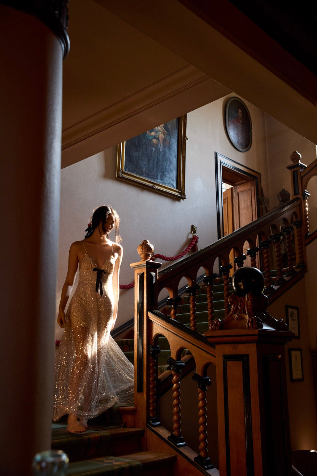 Clara Crystals Maxi Dress