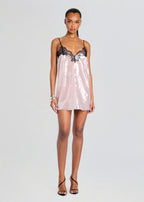 Rose Sequin Lace Dress