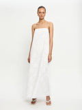 Shell-Embroidered Cotton Maxi Dress