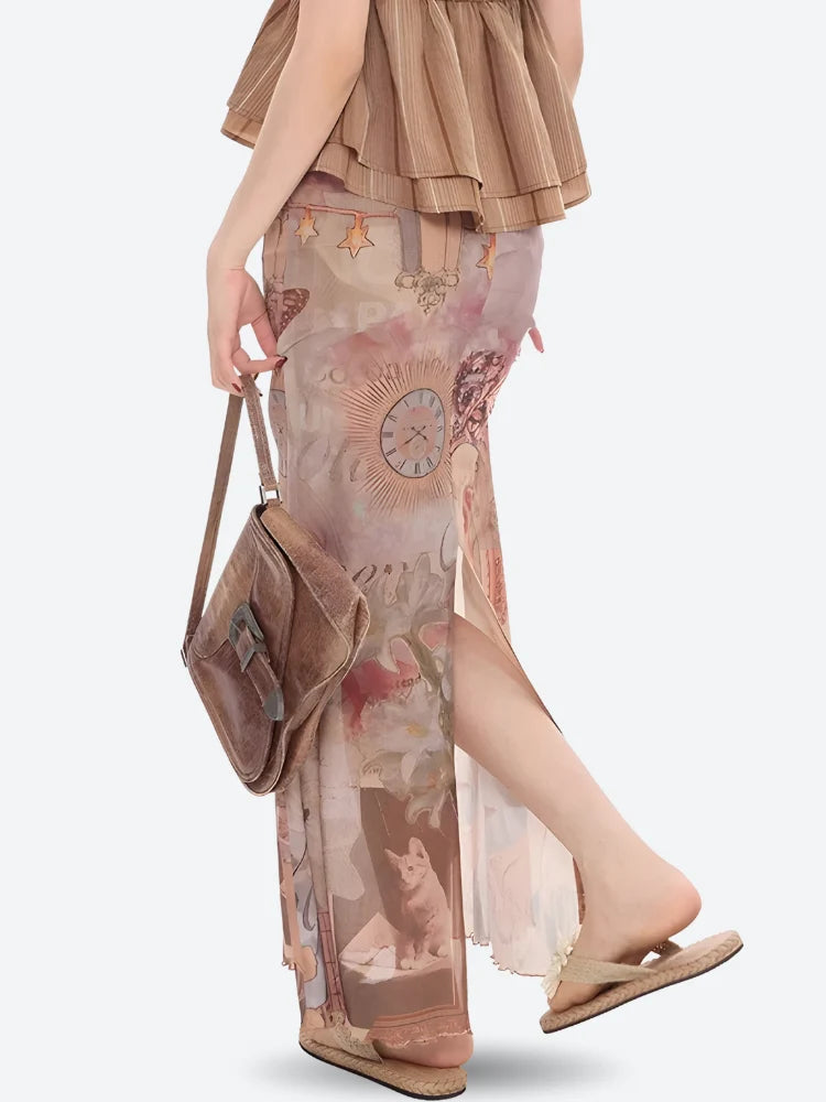 The Mariposa Dream Mesh Skirt