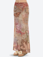 The Mariposa Dream Mesh Skirt