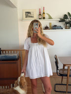 Soft Lace Mini Dress