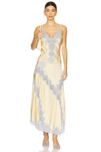 Silky lace splicing