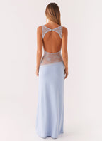 Lace Patchwork Maxi Dress