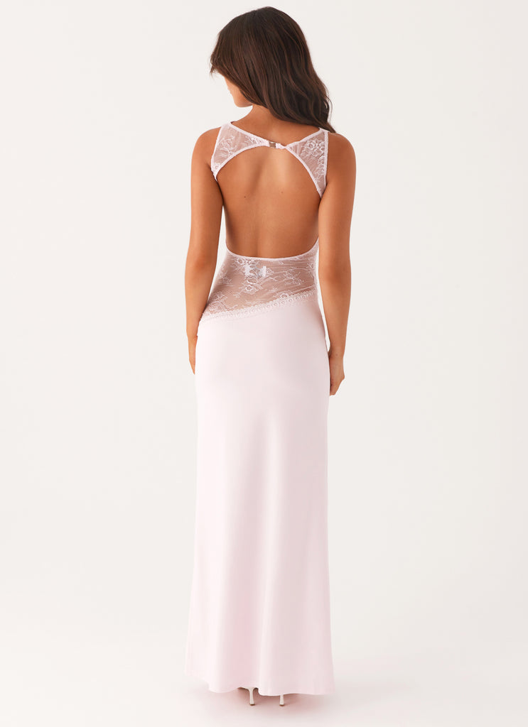 Lace Patchwork Maxi Dress