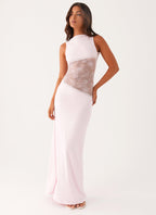 Lace Patchwork Maxi Dress