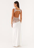 Lace Patchwork Maxi Dress