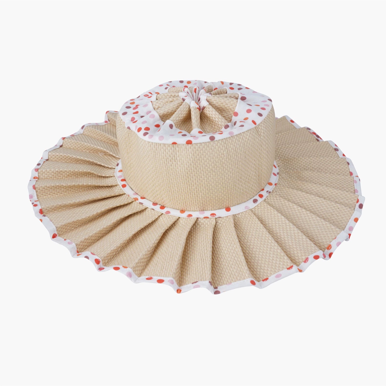 Horizon Foldable Sun Hat – Sunset Berry Polka