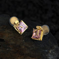 Perfume Bottle Bow Earrings