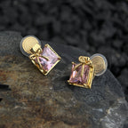 Perfume Bottle Bow Earrings