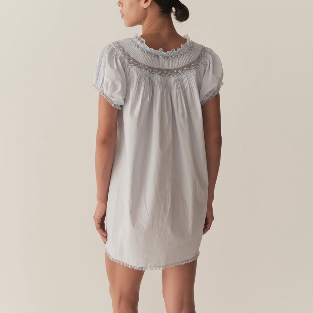 The Serene Heirloom Mini Dress