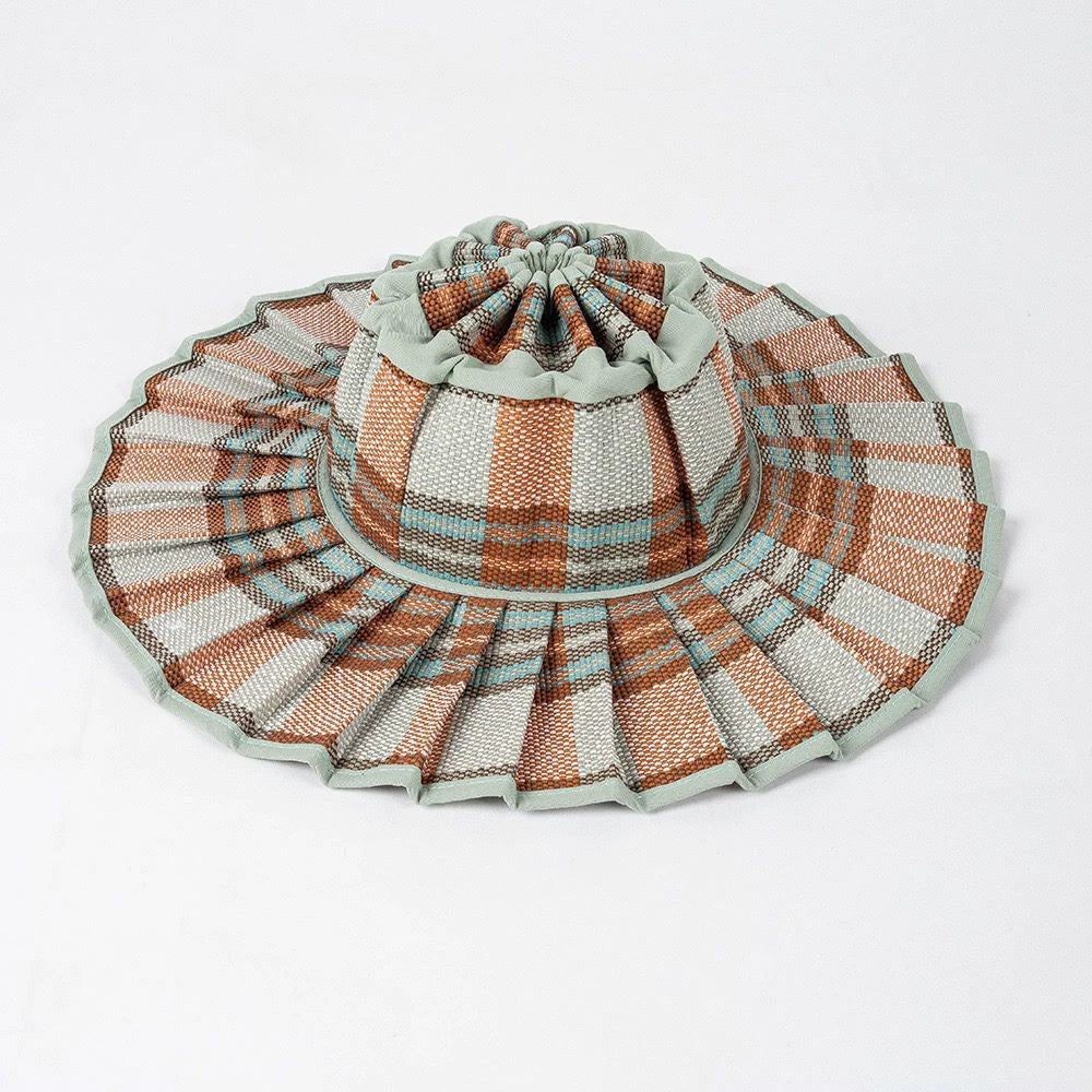 Horizon Foldable Sun Hat – Terracotta Sky