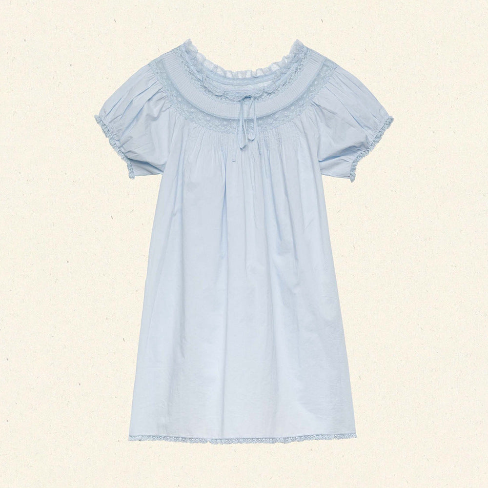 The Serene Heirloom Mini Dress