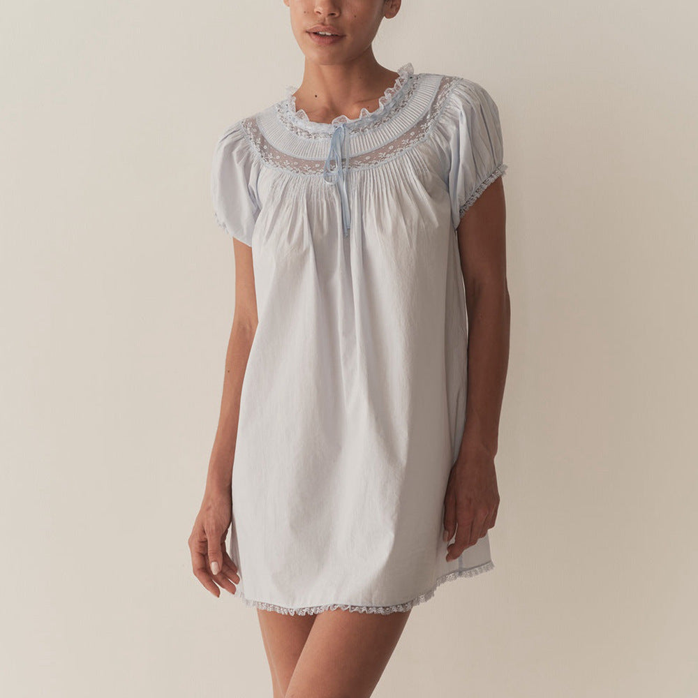 The Serene Heirloom Mini Dress