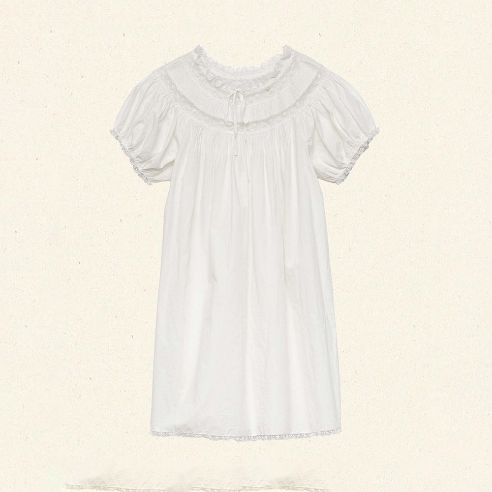 The Serene Heirloom Mini Dress