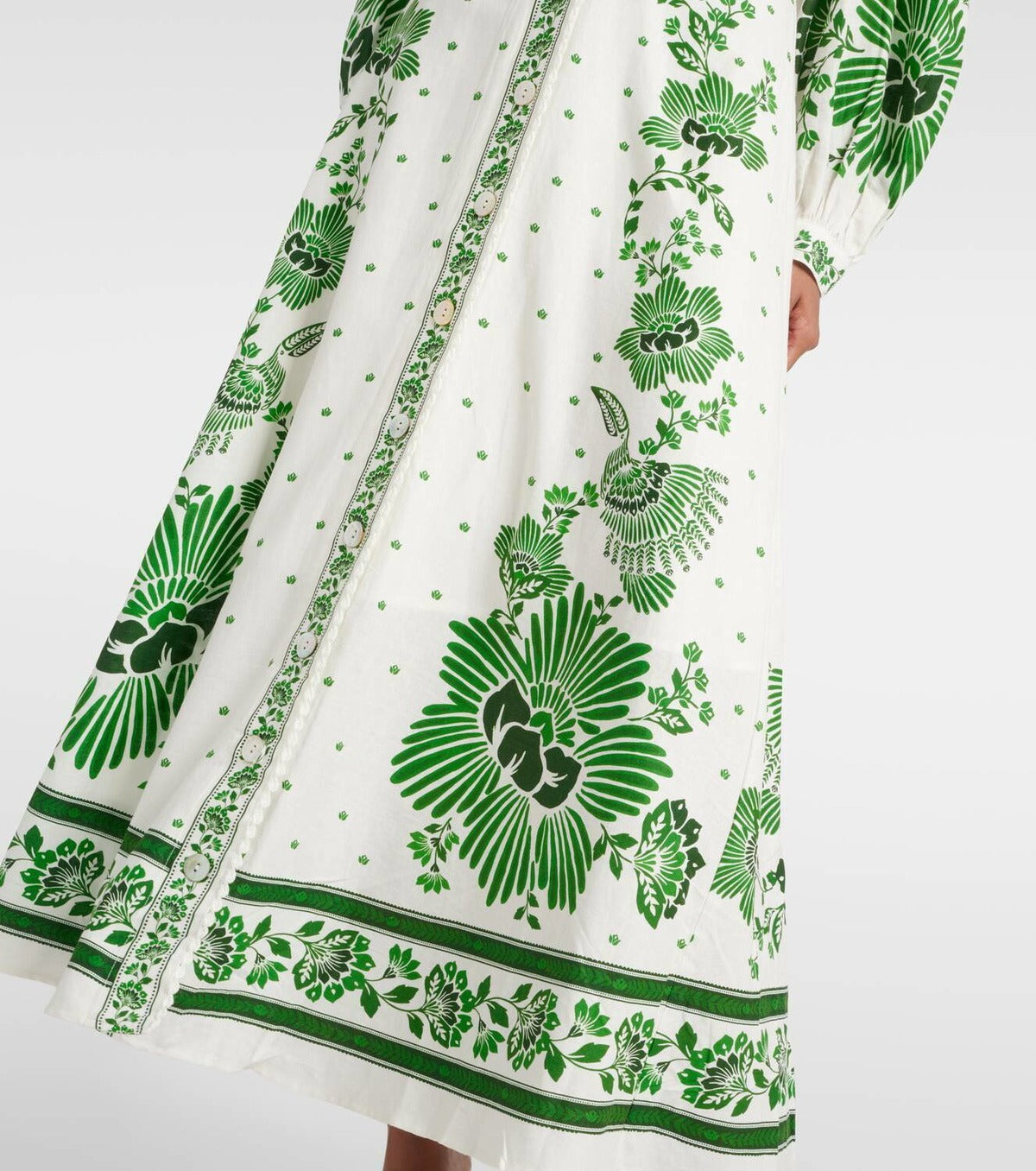 Kensington Printed Maxi Dress – Emerald Flora