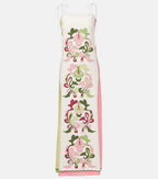 Printed Straps Maxi Dress