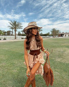 Ruffled Two Piece Set