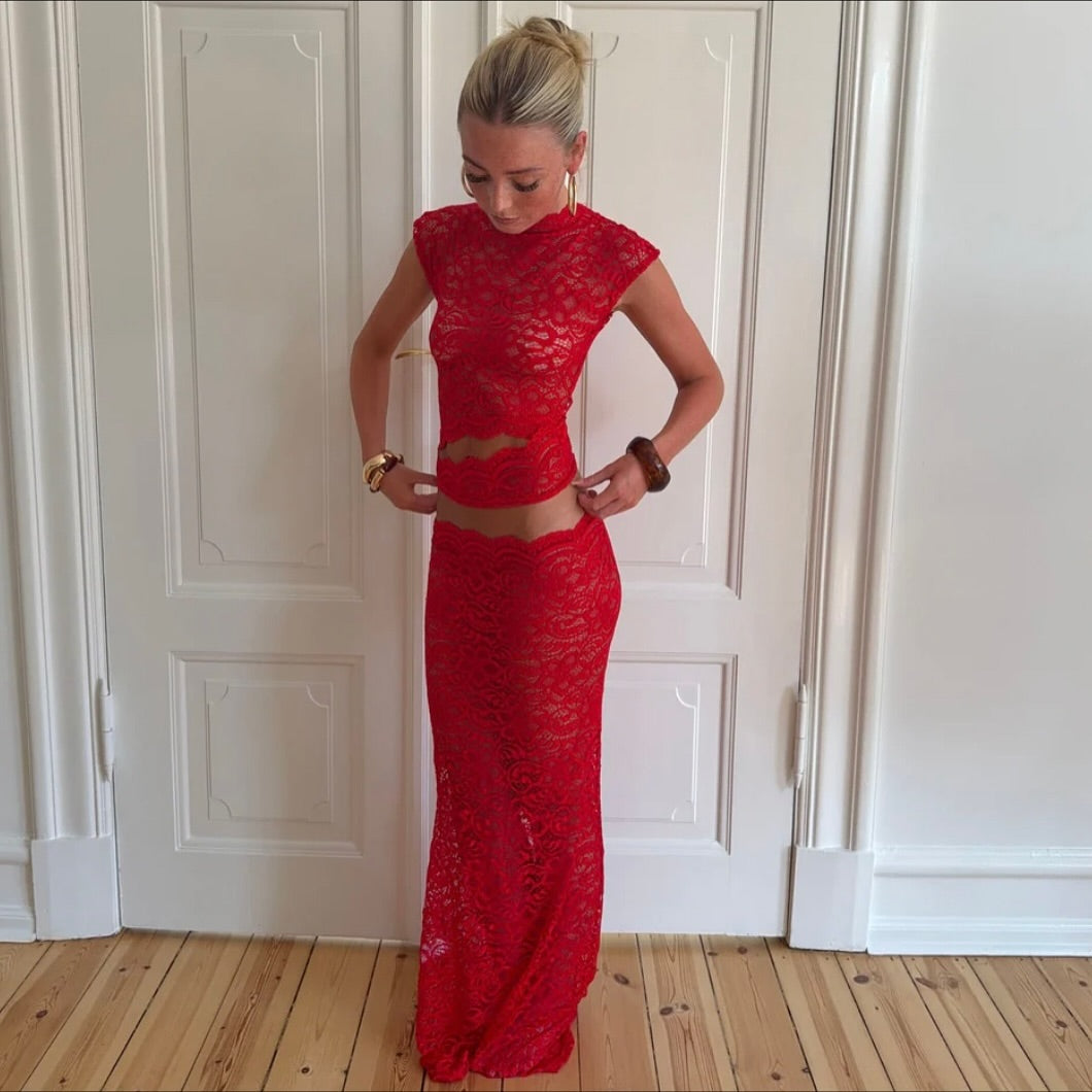 Roselle Set - Red