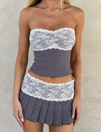 Kittie Lace Corset and Skort Set