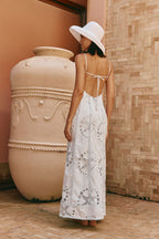Athena Starfish Cut-Out Maxi – Seafoam White