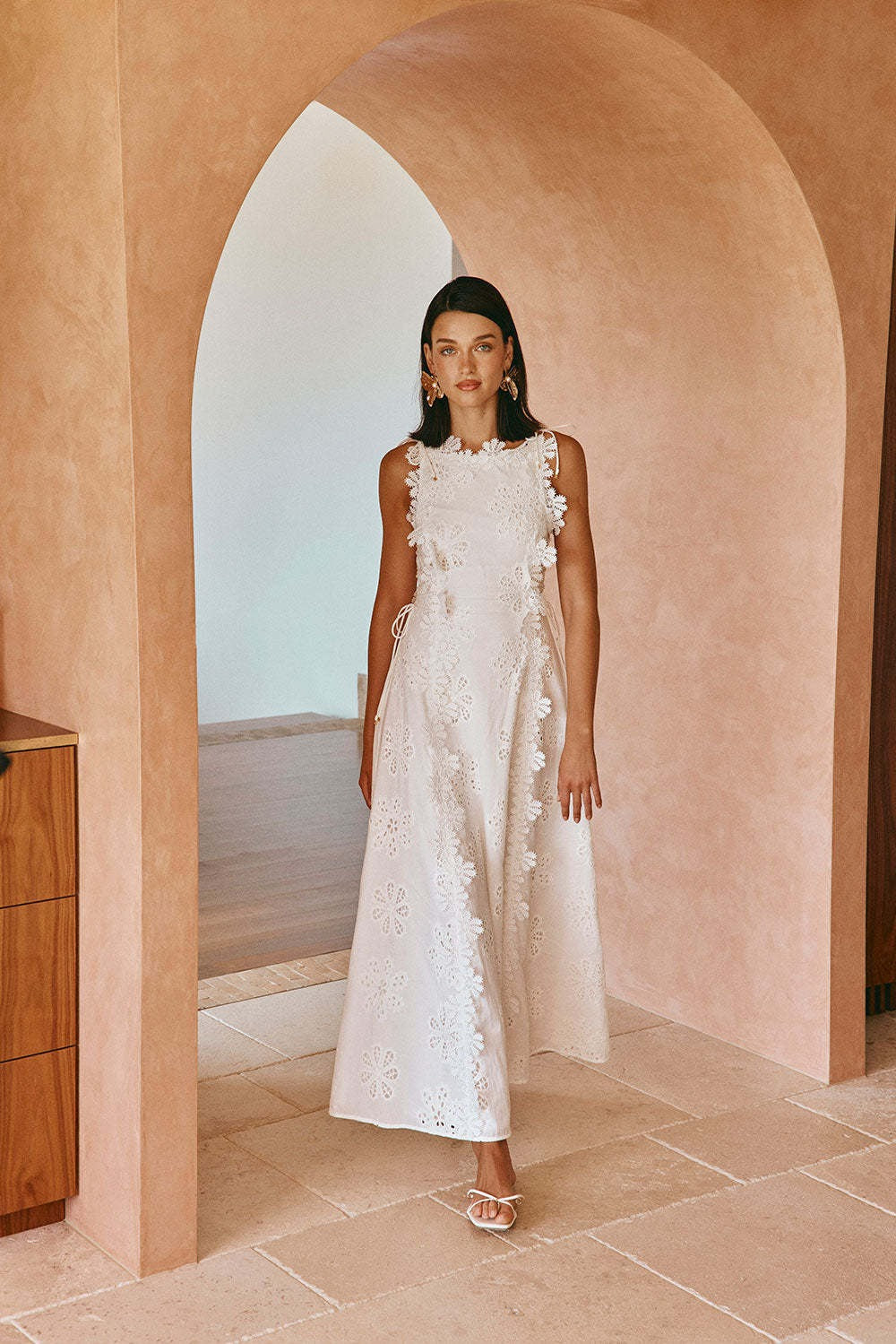 Floral Lace Maxi Dress