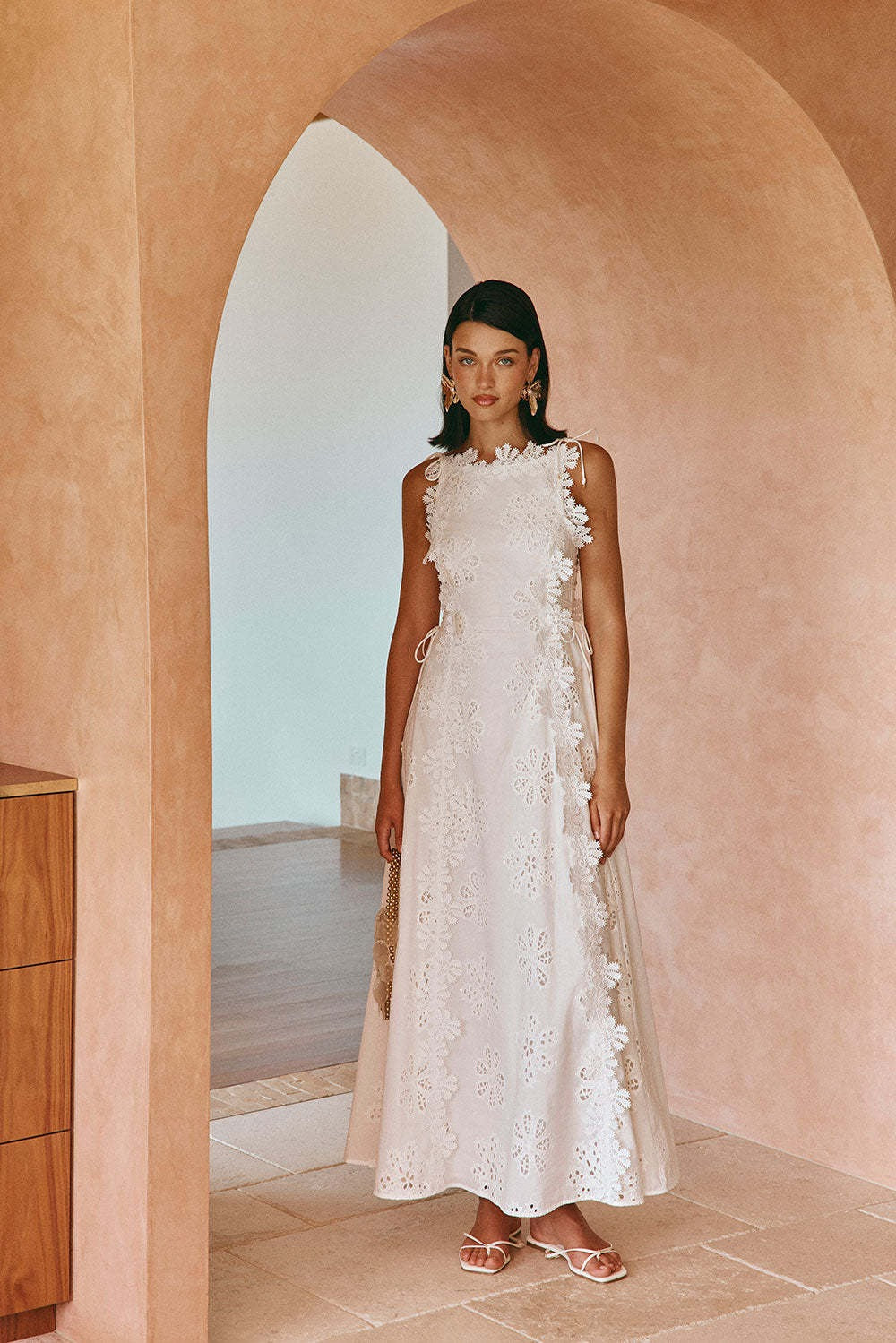 Floral Lace Maxi Dress