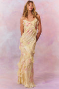 Seraphina Ruffle Maxi – Gilded Garden
