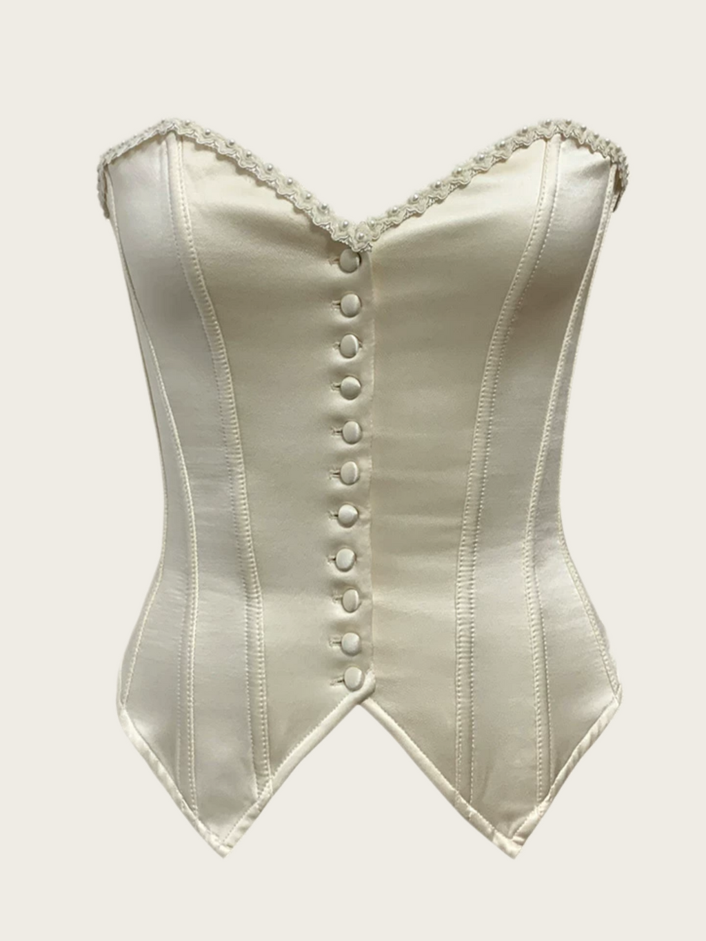 Luxury 30 Momme Silk Corset Top