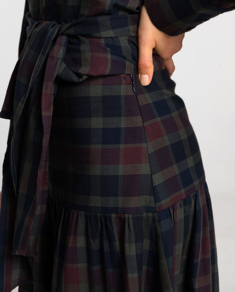 Scottish plaid pattern