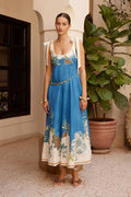 Luda Ballet Sundress Maxi Dress - Blue
