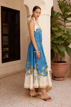 Luda Ballet Sundress Maxi Dress - Blue