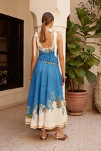 Luda Ballet Sundress Maxi Dress - Blue