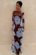 Blue Poppy  Dress