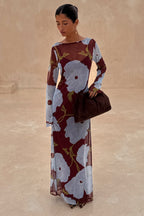 Blue Poppy  Dress