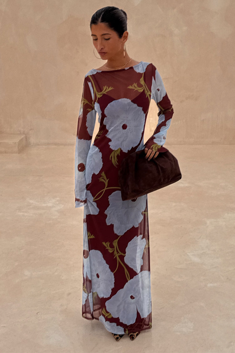 Blue Poppy  Dress