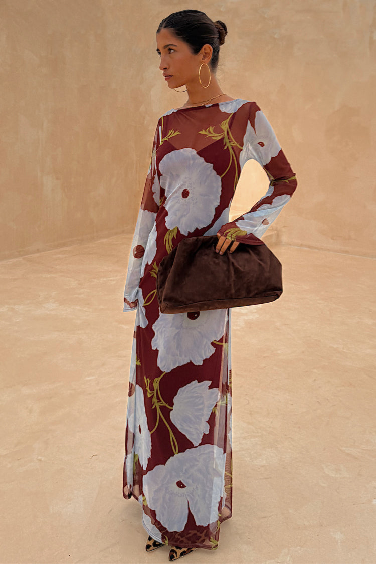 Blue Poppy  Dress