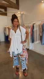 Rock Casual Denim Suit